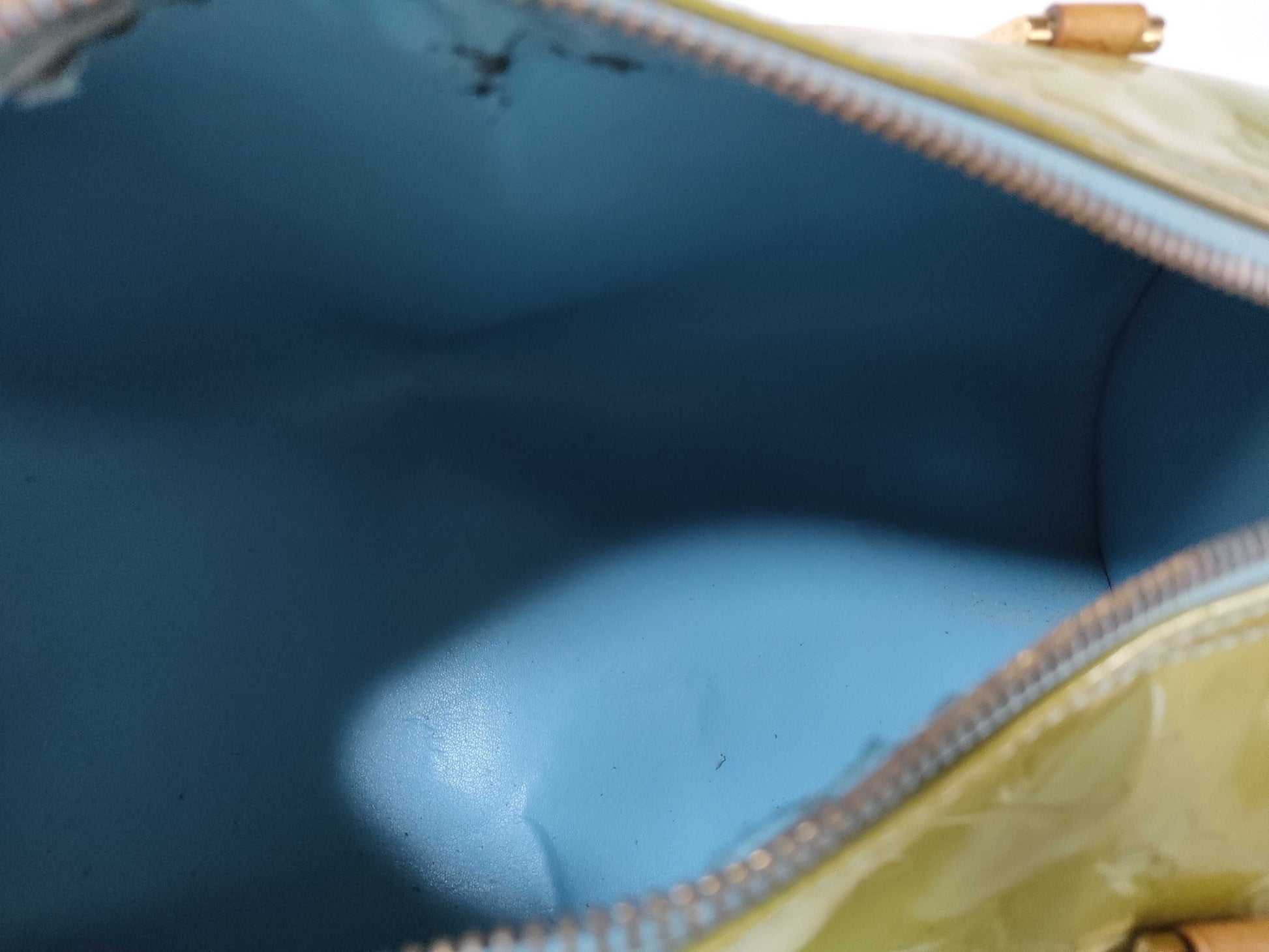 LOUIS VUITTON M91309 Vernis Papillon Green Handbag