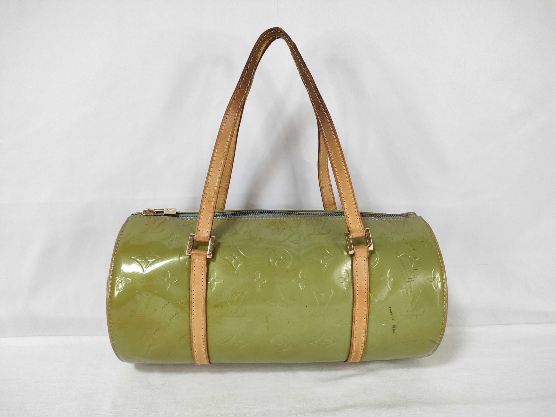 LOUIS VUITTON M91309 Vernis Papillon Green Handbag