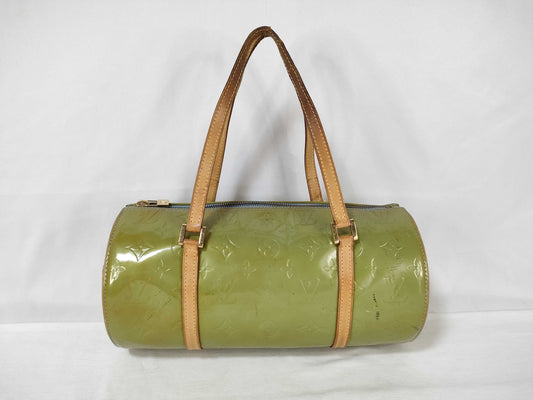 LOUIS VUITTON M91309 Vernis Papillon Green Handbag