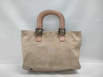 FENDI suede handbag