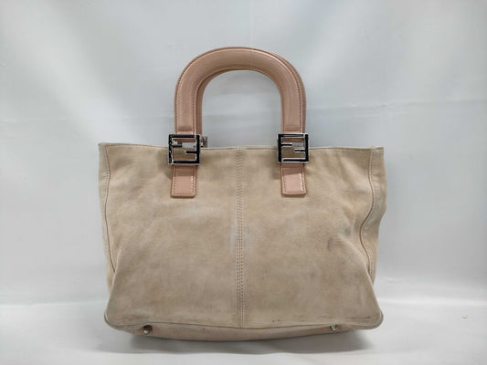 FENDI suede handbag