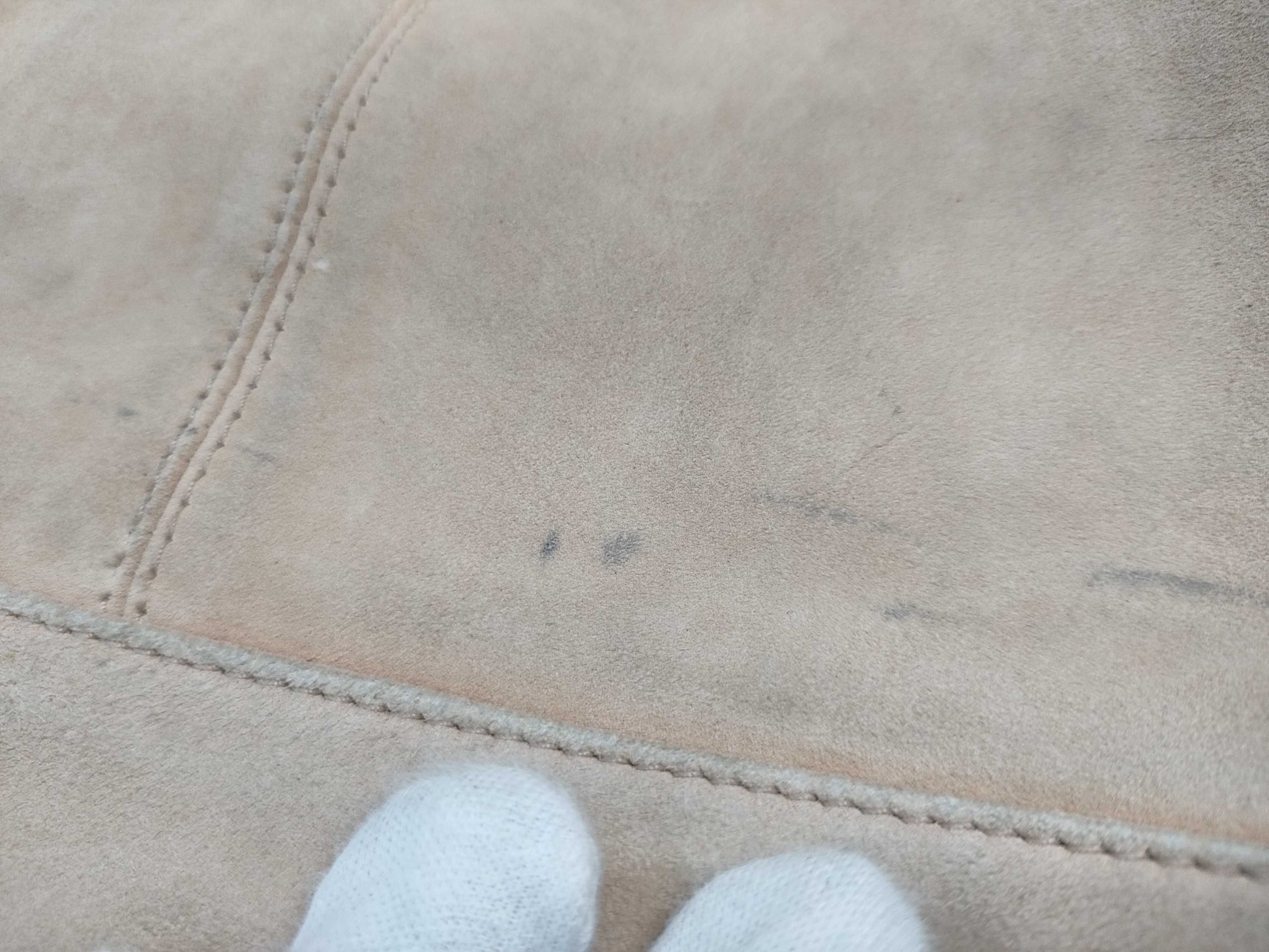 FENDI suede handbag