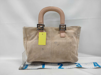FENDI suede handbag