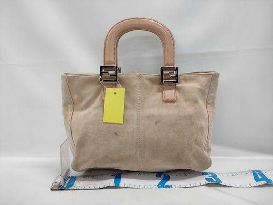 FENDI suede handbag
