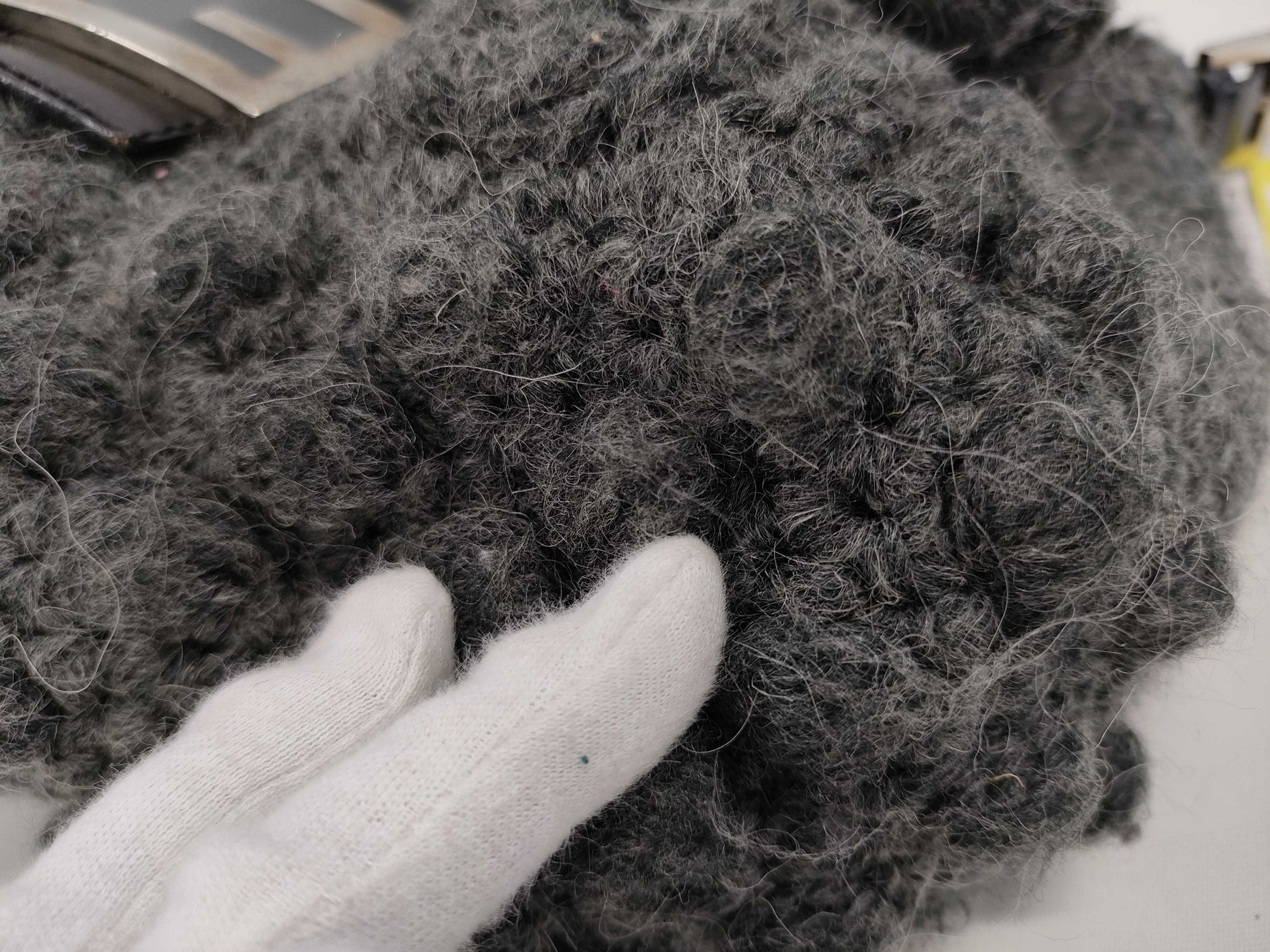 FENDI Mamma Bucket Wool Handbag