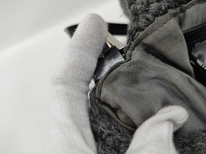 FENDI Mamma Bucket Wool Handbag