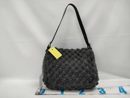 FENDI Mamma Bucket Wool Handbag