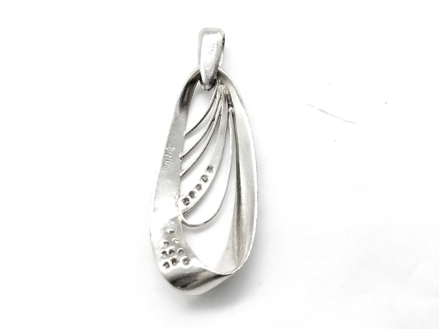 D0.17ct Pt900 7.7g Pendant Top 