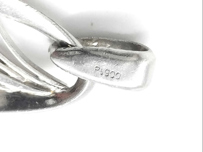 D0.17ct Pt900 7.7g Pendant Top 