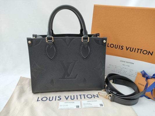 LOUIS VUITTON RFID Verified, Serial Number Unverifiable, Monogram On the Go PM M45653 Handbag