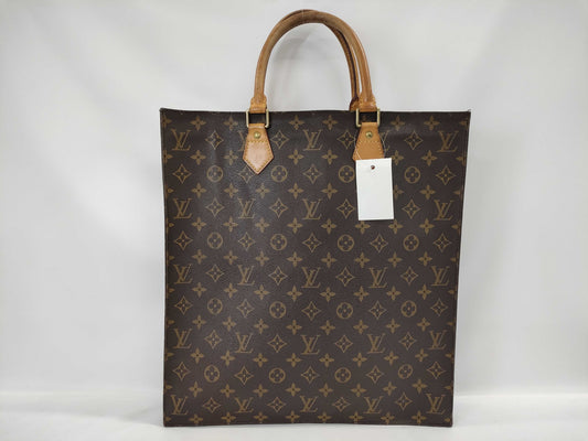 LOUIS VUITTON Monogram Sac Plat Tote Bag