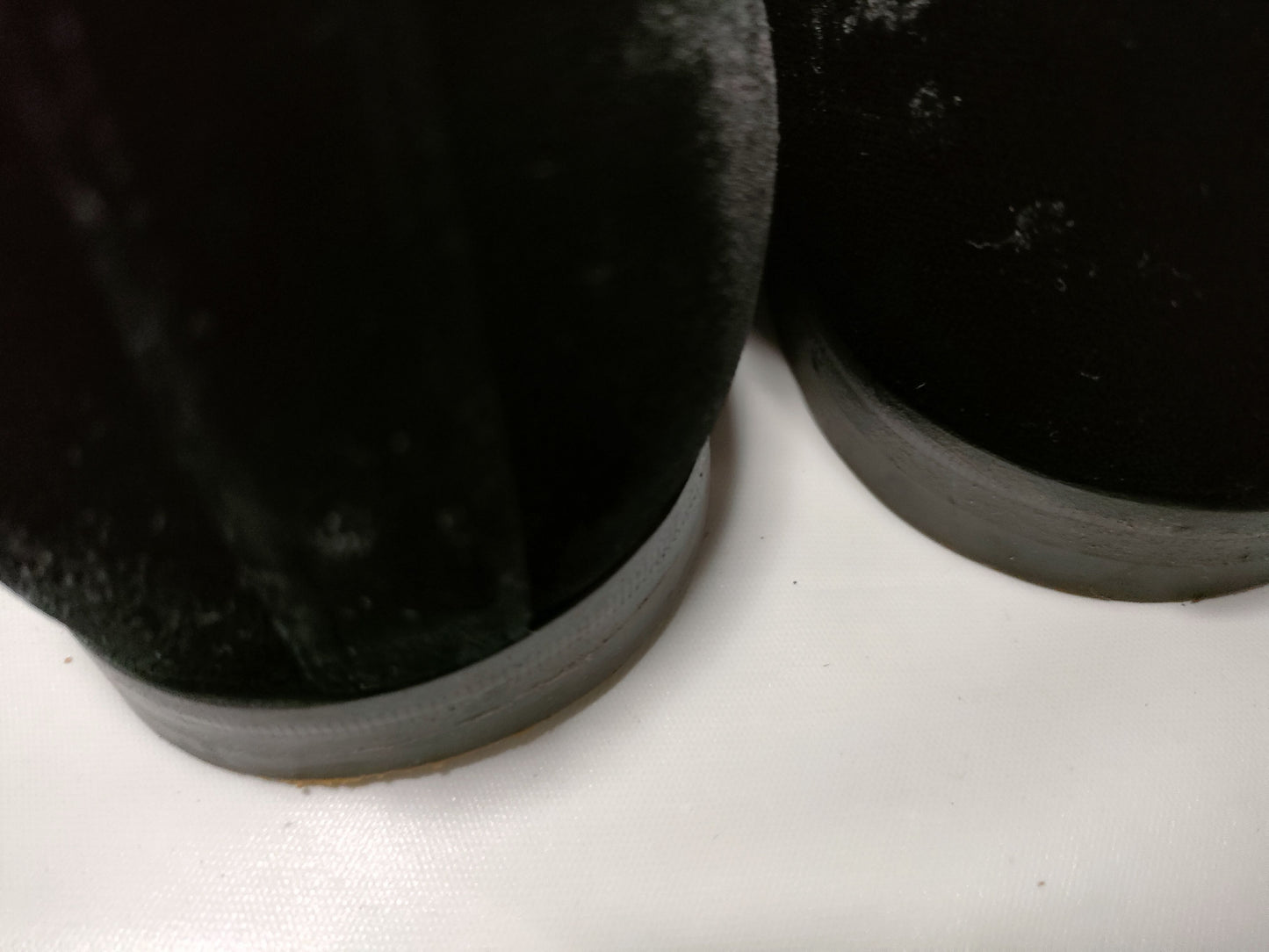 LOUIS VUITTON Triple V Suede Black Loafers