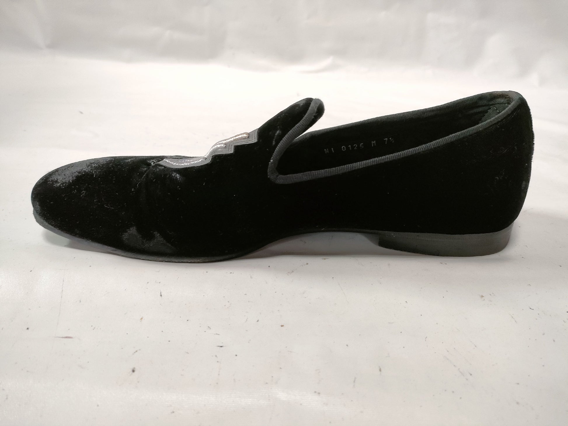 LOUIS VUITTON Triple V Suede Black Loafers