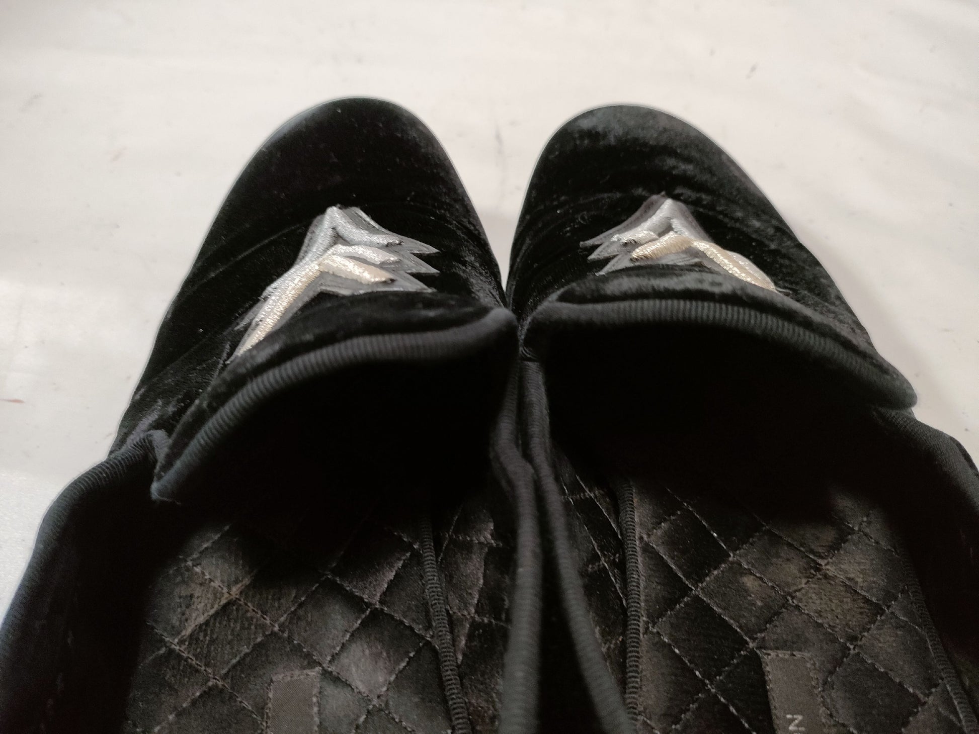 LOUIS VUITTON Triple V Suede Black Loafers