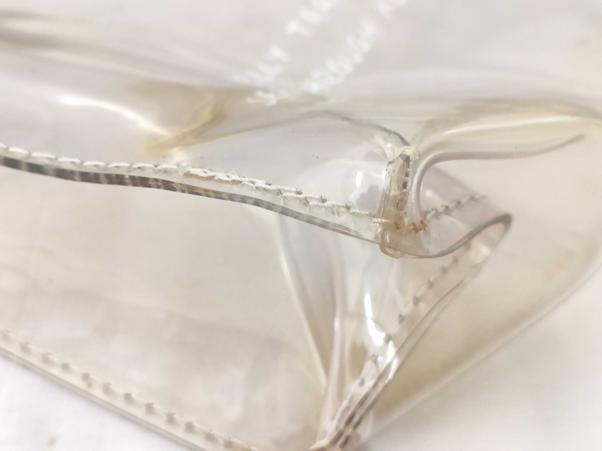 HERMES vinyl bag handbag
