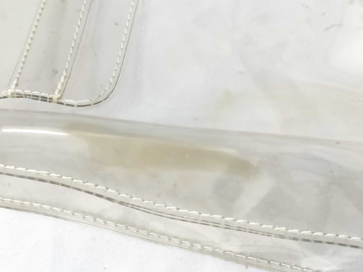 HERMES vinyl bag handbag