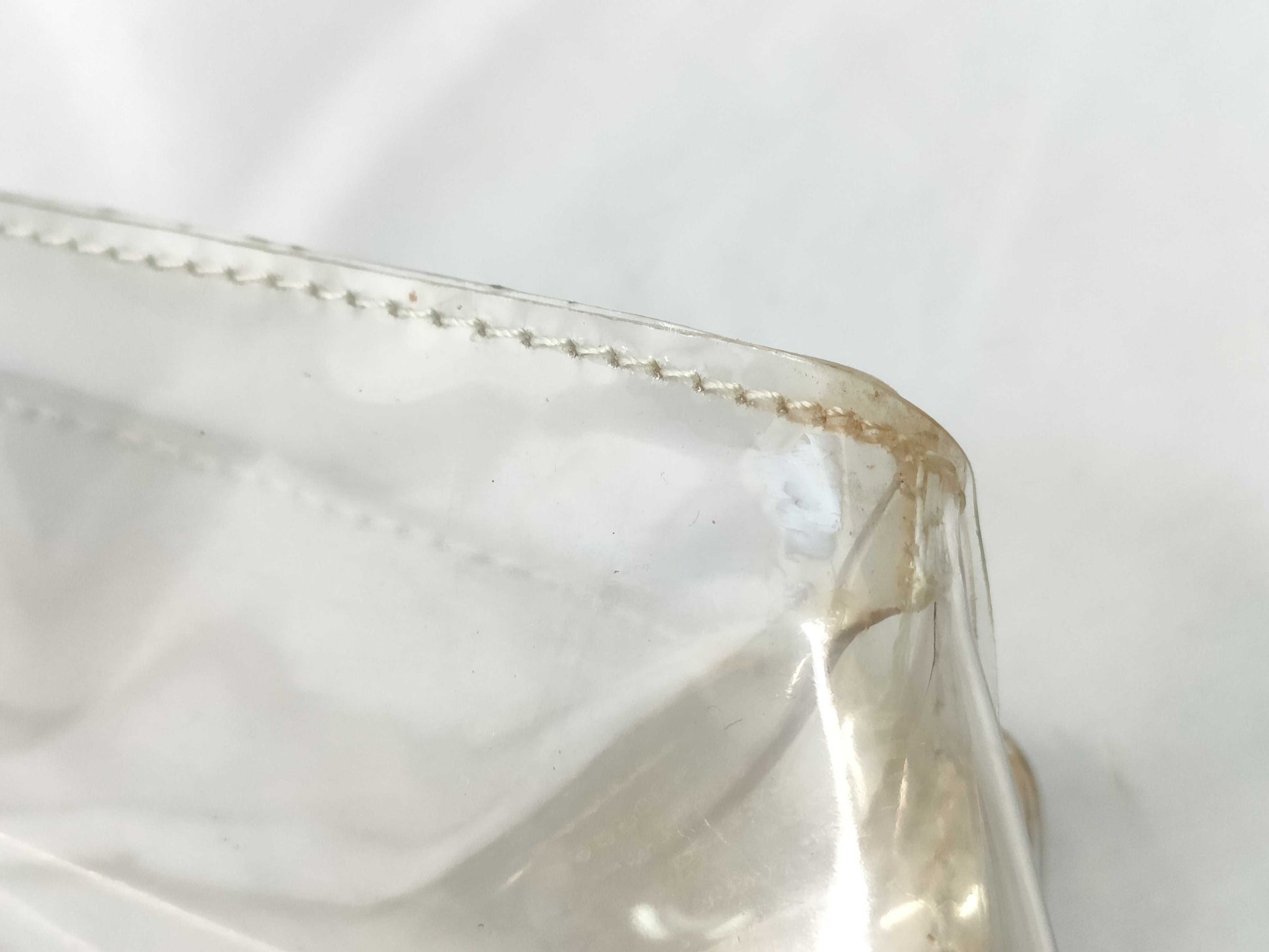 HERMES vinyl bag handbag