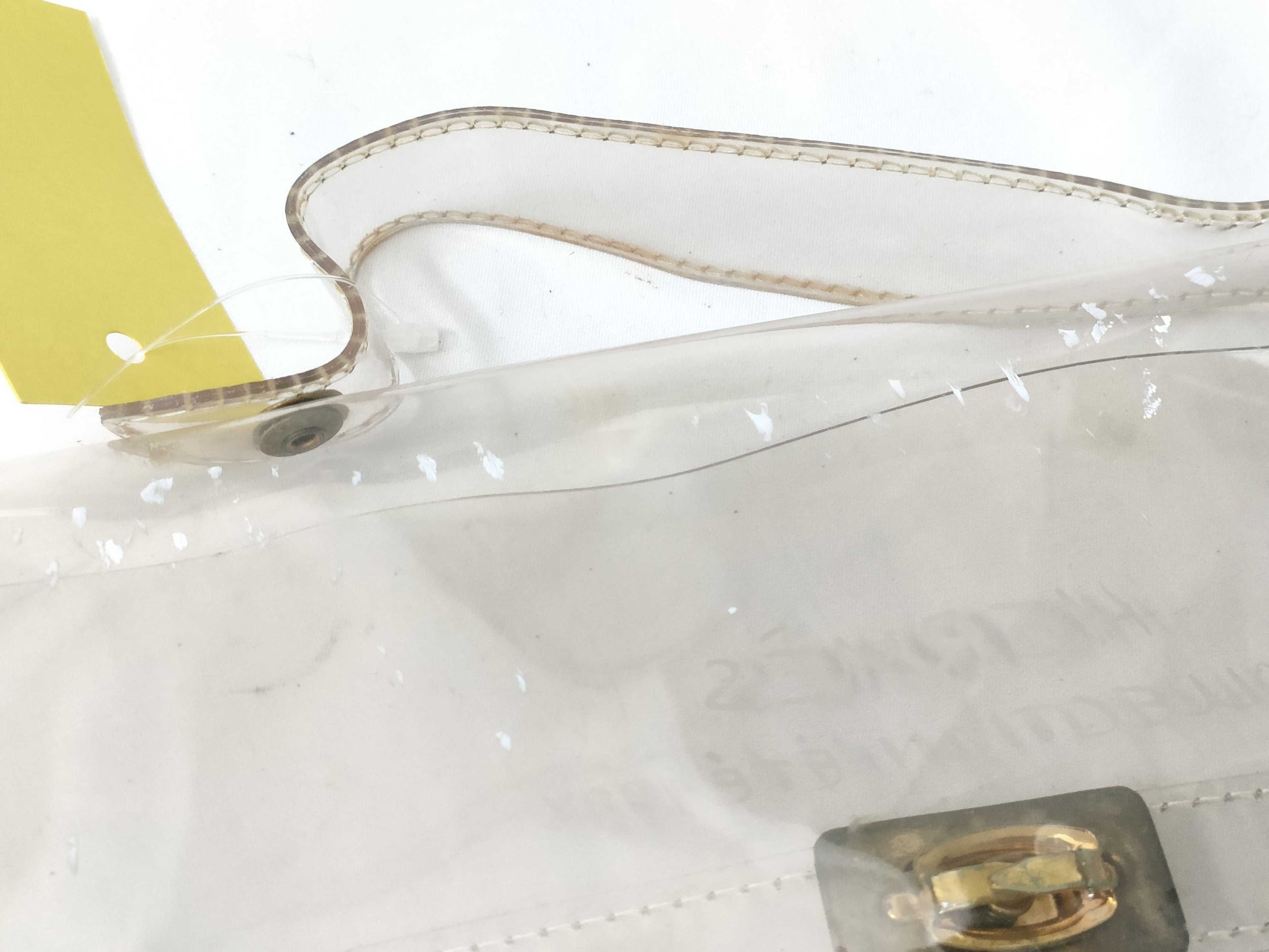 HERMES vinyl bag handbag