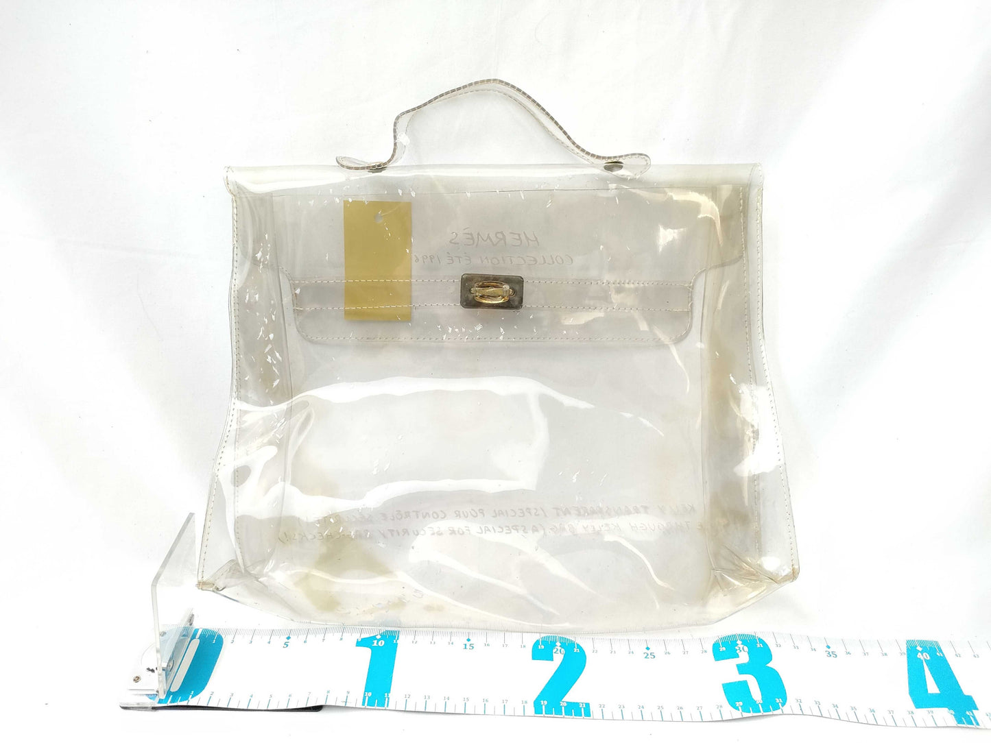HERMES vinyl bag handbag