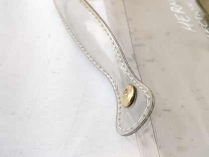 HERMES vinyl bag handbag