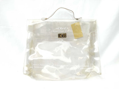 HERMES vinyl bag handbag