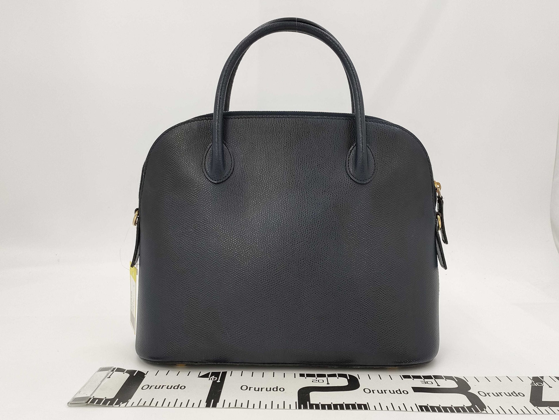 CELINE Leather/2-Way/Tote/Black Handbag