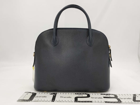 CELINE Leather/2-Way/Tote/Black Handbag
