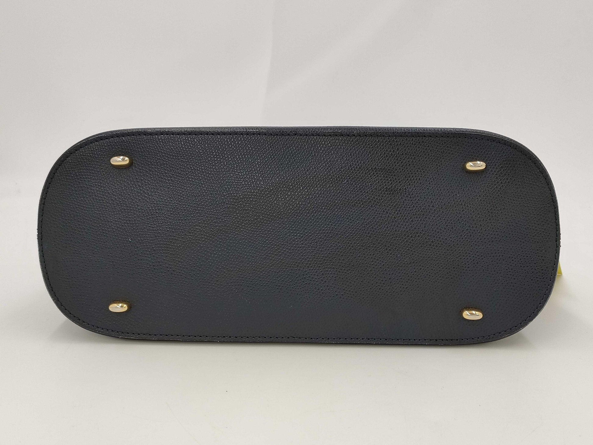 CELINE Leather/2-Way/Tote/Black Handbag