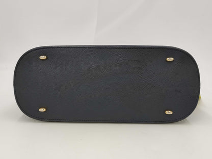 CELINE Leather/2-Way/Tote/Black Handbag