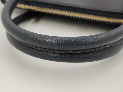 CELINE Leather/2-Way/Tote/Black Handbag