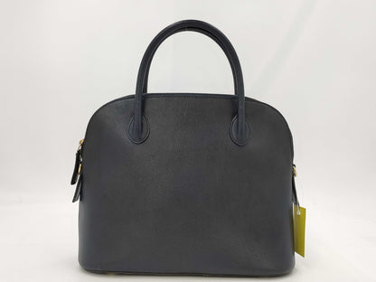 CELINE Leather/2-Way/Tote/Black Handbag