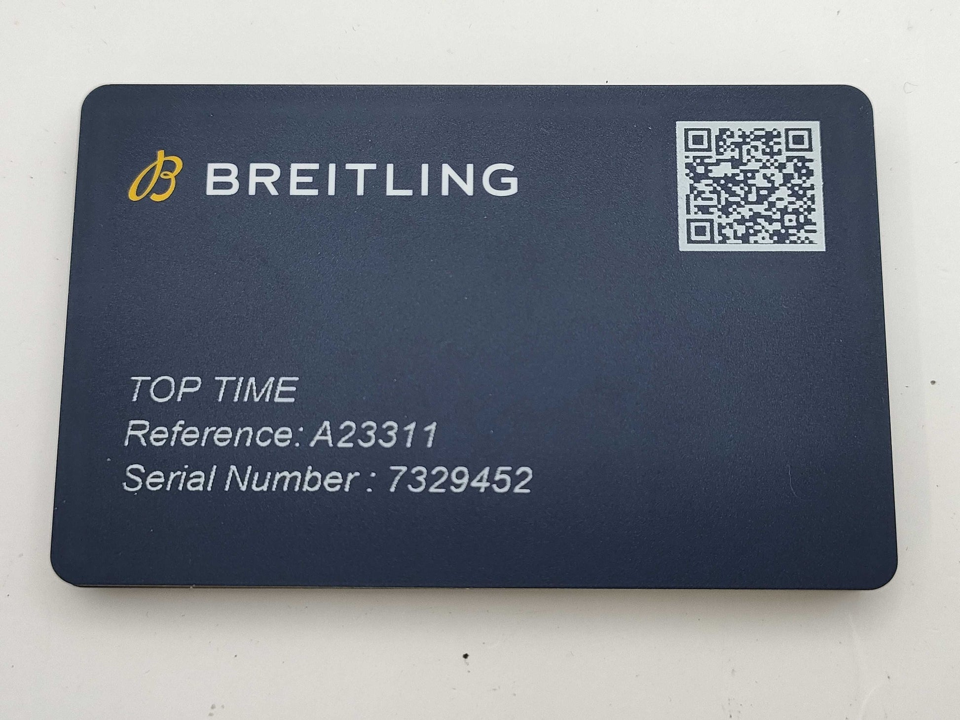 BREITLING Top Time A23311 7329452 Automatic Blue Dial Men's Watch
