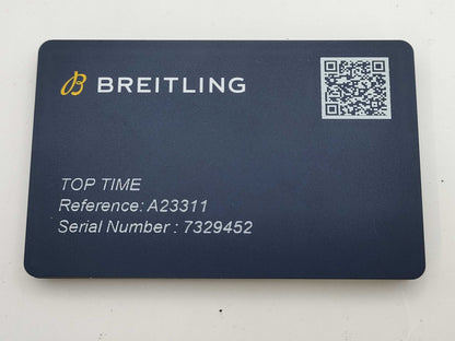 BREITLING Top Time A23311 7329452 Automatic Blue Dial Men's Watch