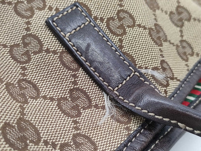 GUCCI GG Canvas Gucci 169946 3444 Handbag Tote Bag