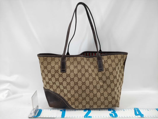 GUCCI GG Canvas Gucci 169946 3444 Handbag Tote Bag