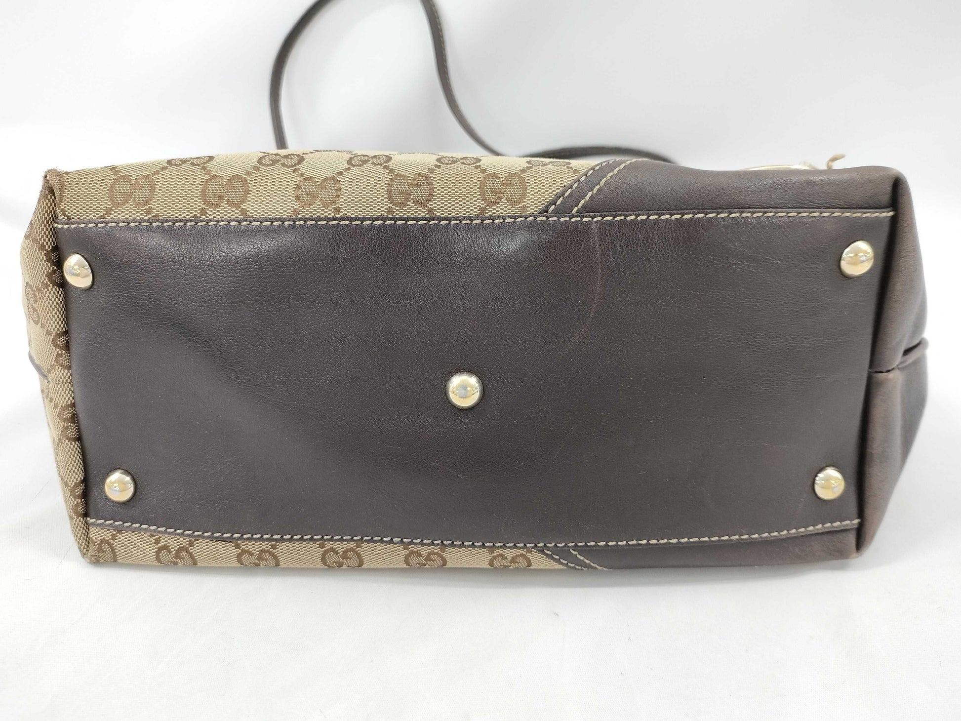 GUCCI GG Canvas Gucci 169946 3444 Handbag Tote Bag
