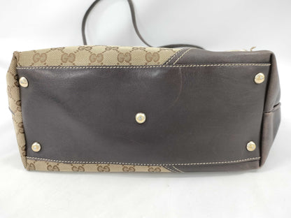 GUCCI GG Canvas Gucci 169946 3444 Handbag Tote Bag