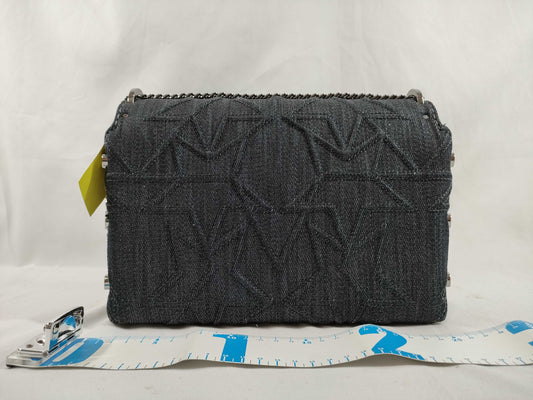 JIMMY CHOO denim chain shoulder bag