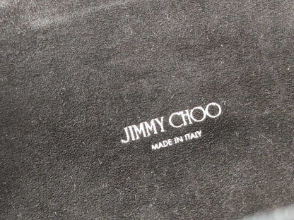 JIMMY CHOO denim chain shoulder bag