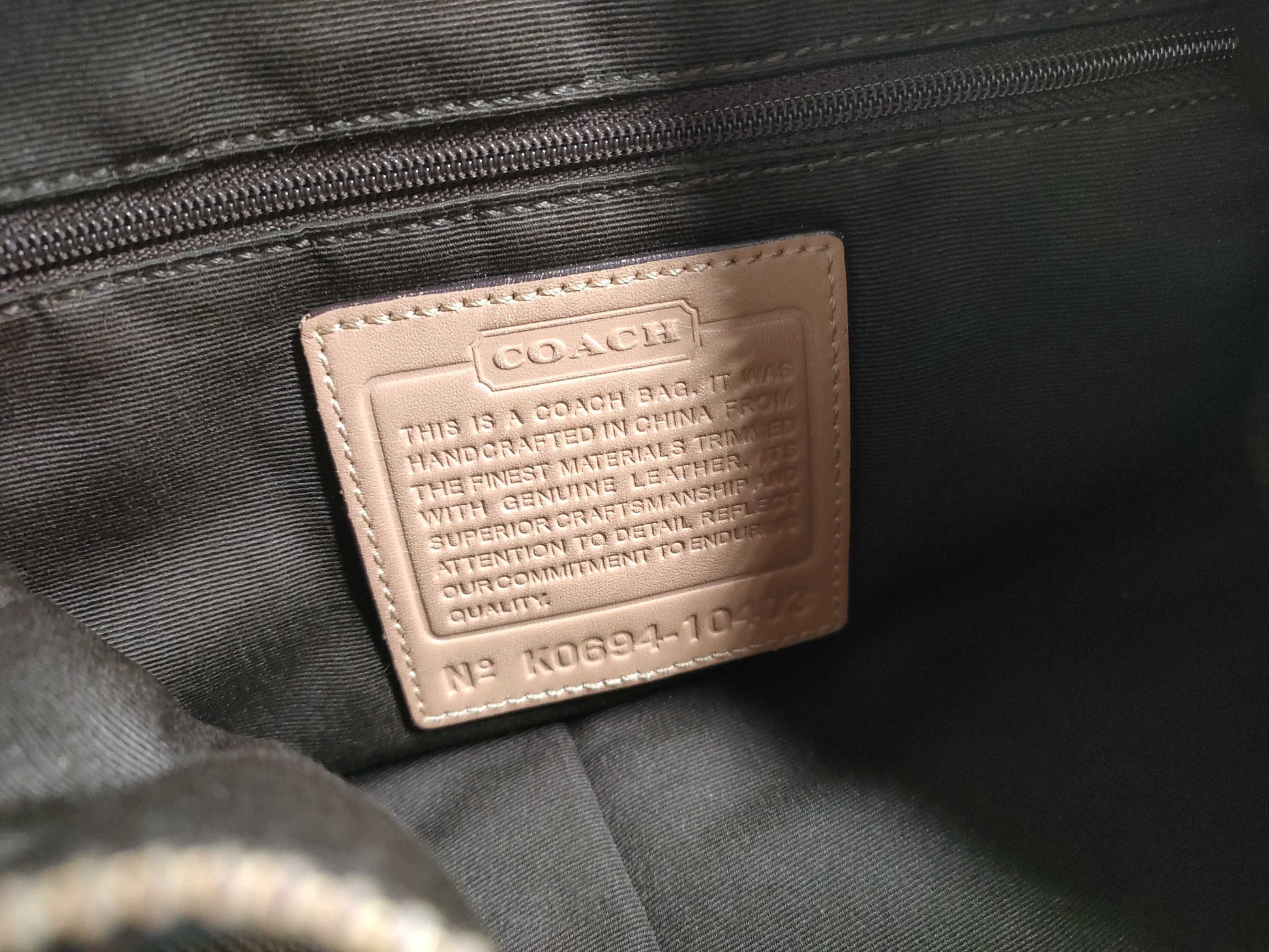 COACH Signature Shoulder Bag/Pouch Set of 3
