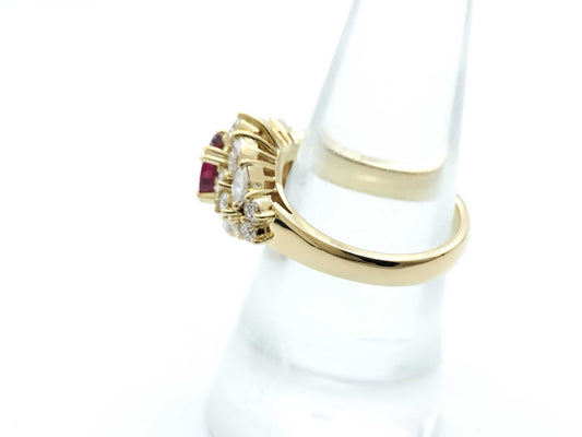 R1.43ct D1.44ct K18 7.5g Ring 