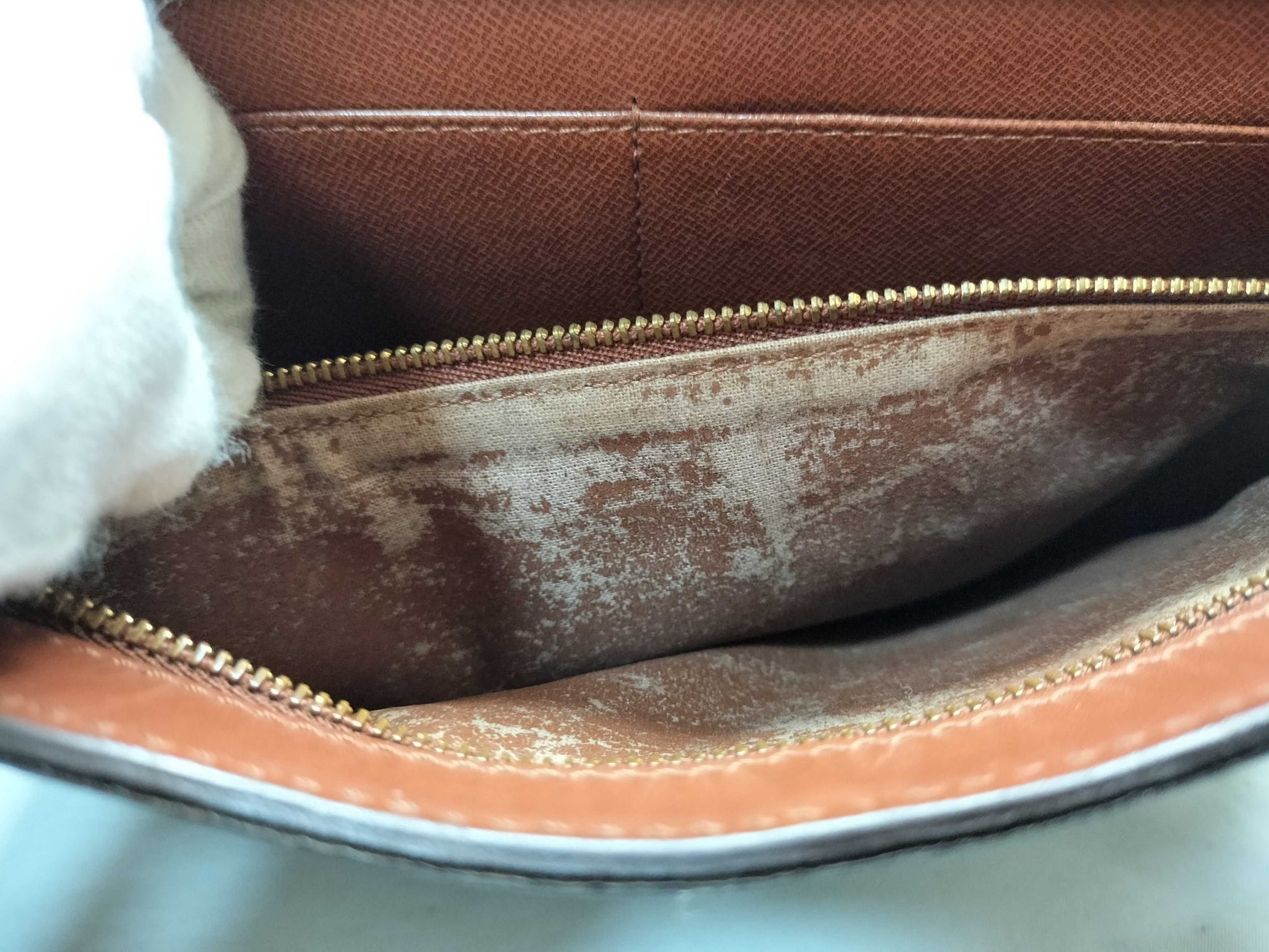 LOUIS VUITTON 883FC Monogram Enghien/Vintage/3-Digit Serial Number Shoulder Bag