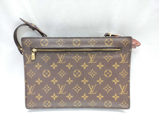 LOUIS VUITTON 883FC Monogram Enghien/Vintage/3-Digit Serial Number Shoulder Bag
