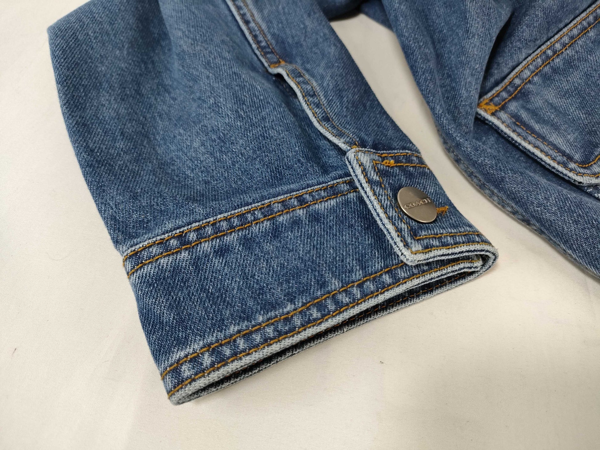COACH denim jacket, size L, jacket