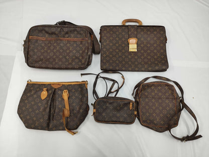 LOUIS VUITTON Monogram Old Danube/Reporter GM/Tivoli PM/etc. 5-piece shoulder bag set