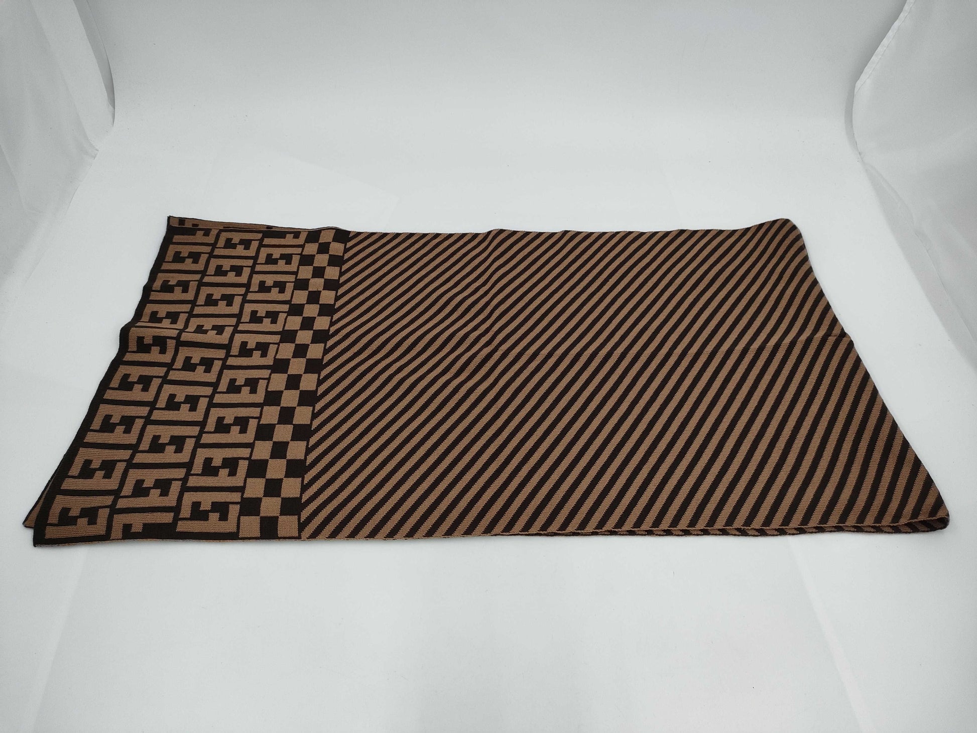 FENDI Zucca wool scarf