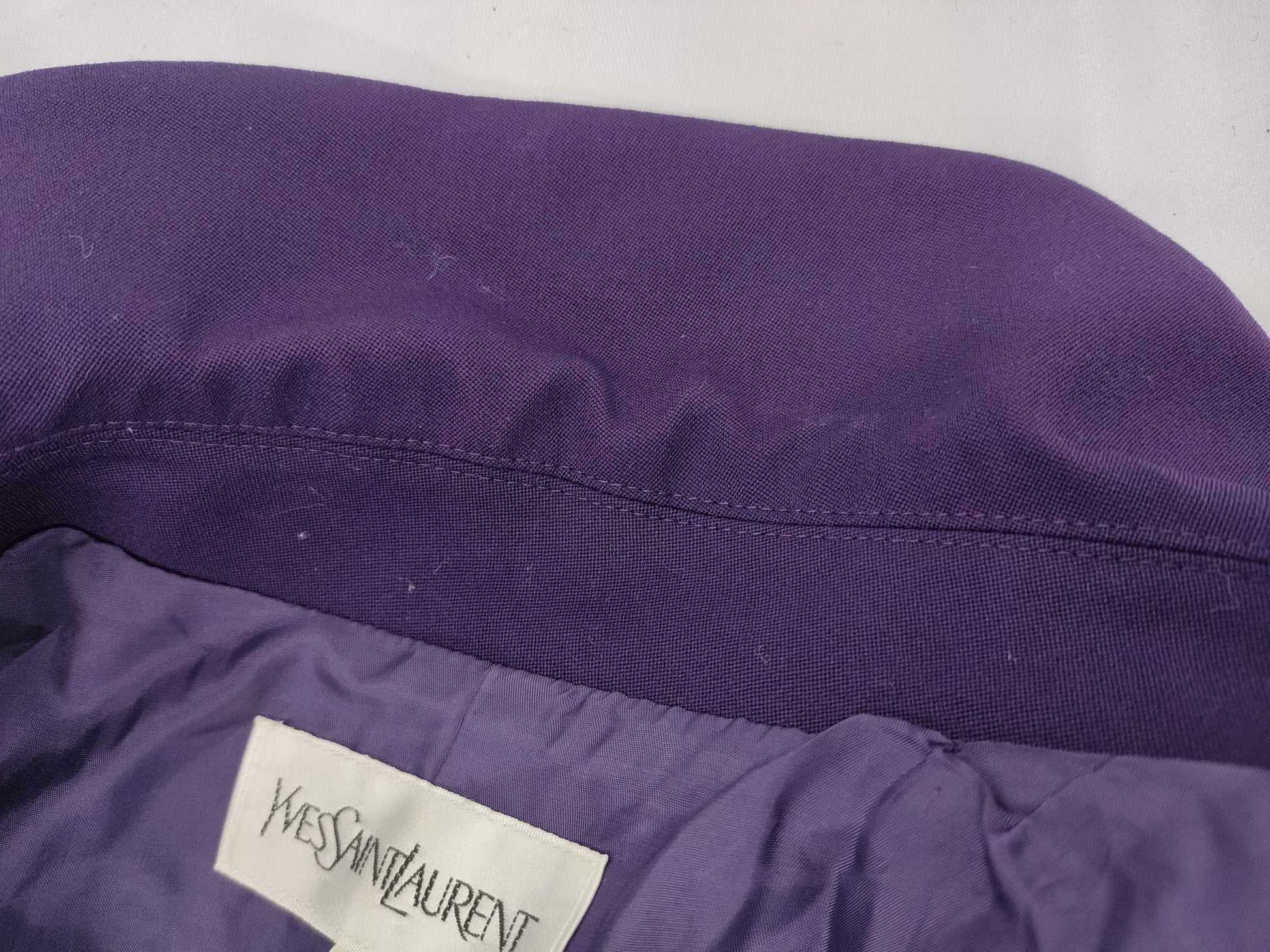 Yves Saint Laurent YSL Set Purple Jacket