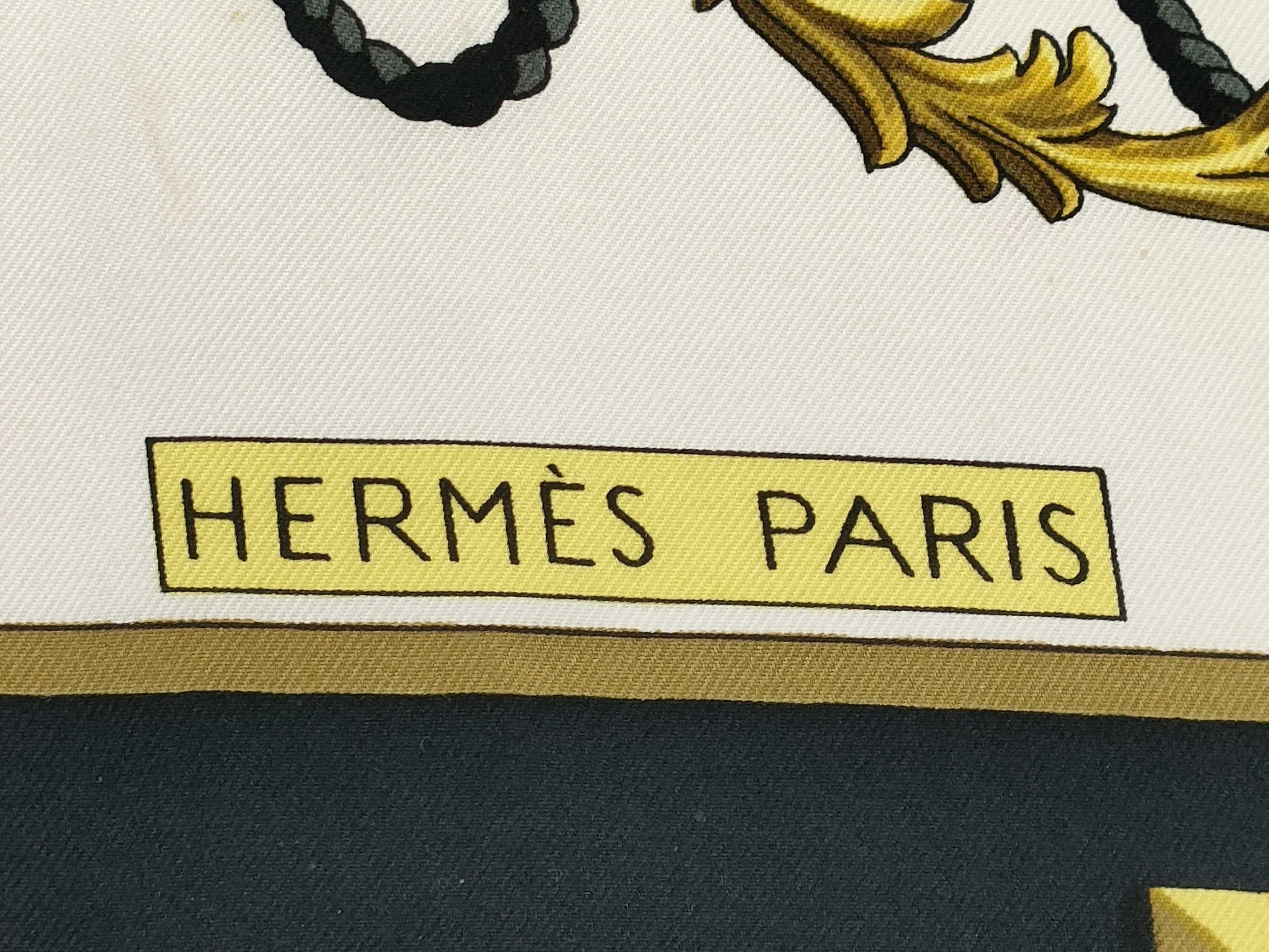 HERMES Carre Carre 90 Scarf without tag
