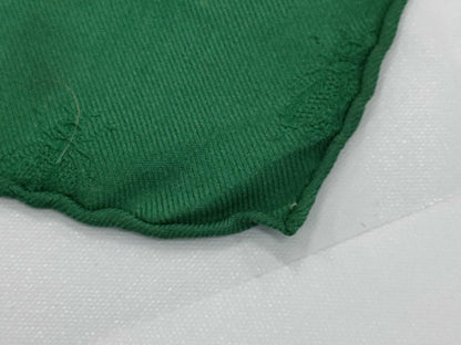 HERMES Carre Carre 90 Green Scarf 