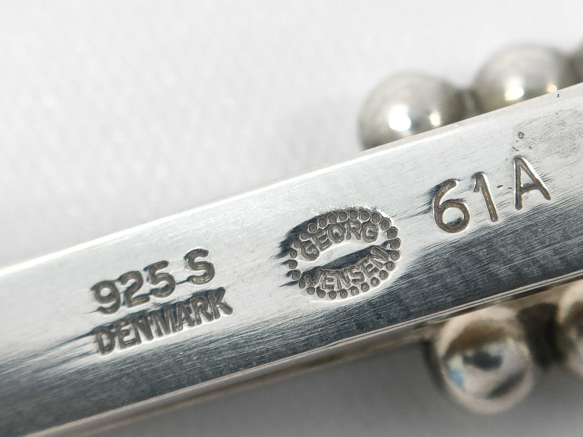 Georg Jensen Tie Clip 61A 10.2g Tie Clip/Cufflinks